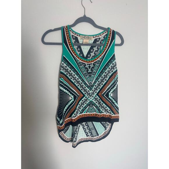 Flying Tomato Tops - Flying Tomato Boho Tank Top Womens Medium Tribal Aztec Sleeveless Festival